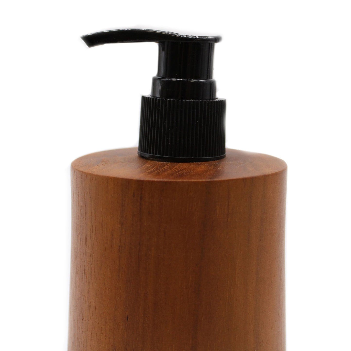 Natural Teak wood Soap Dispenser - Taper