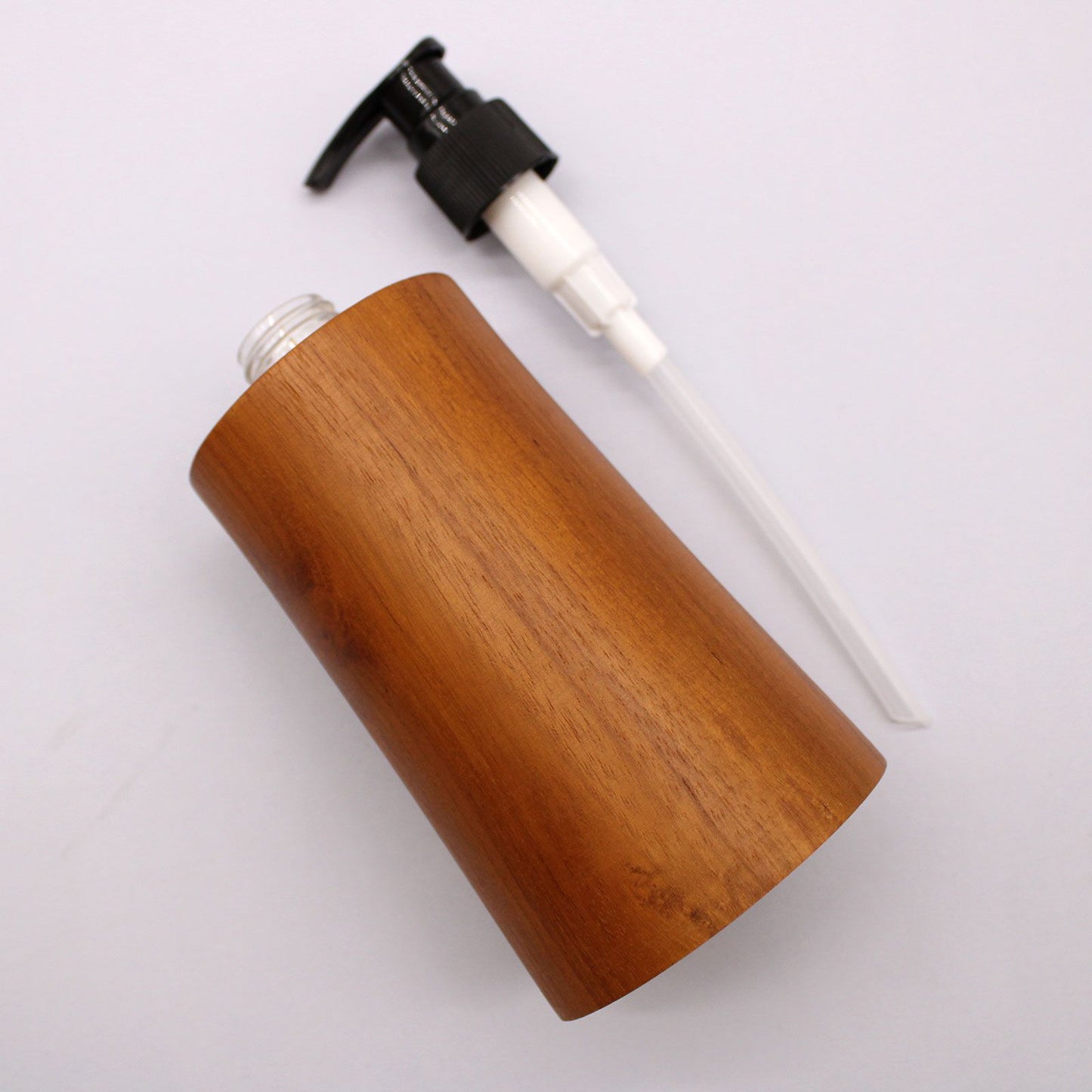 Natural Teak wood Soap Dispenser - Taper