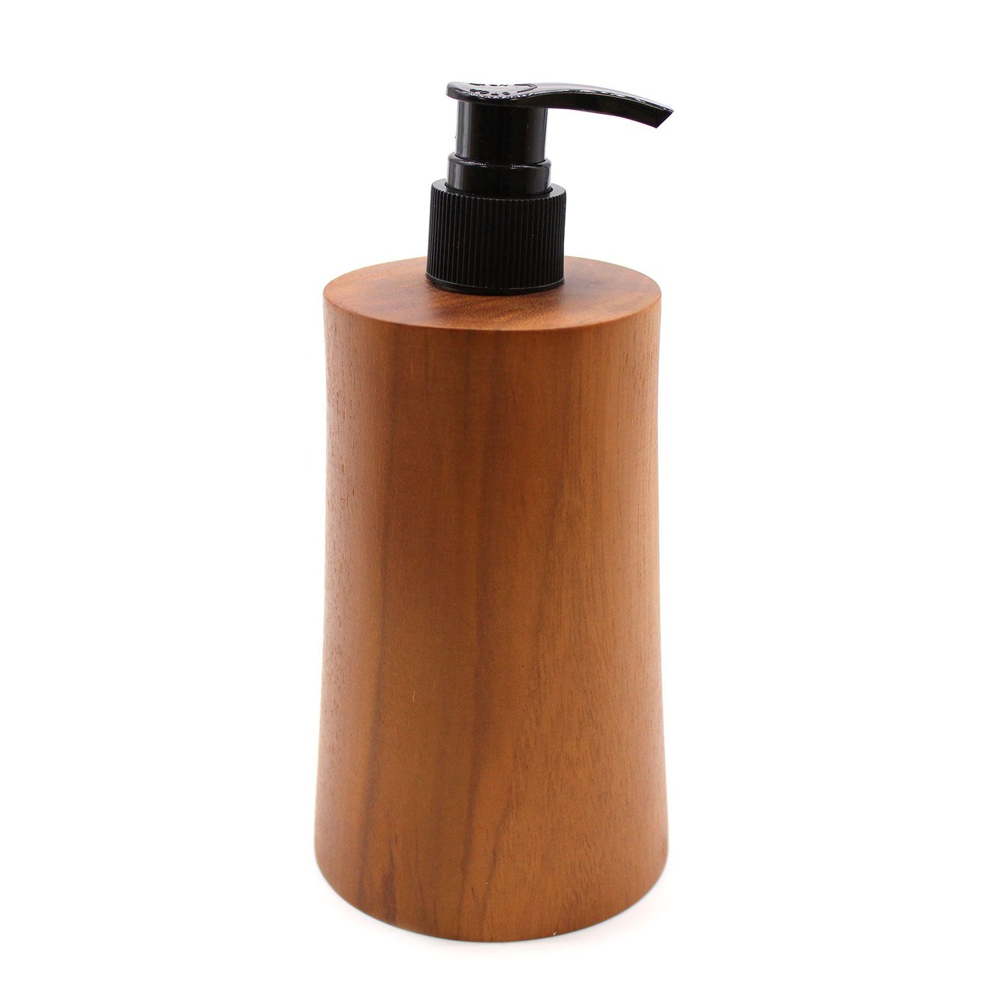 Natural Teak wood Soap Dispenser - Taper