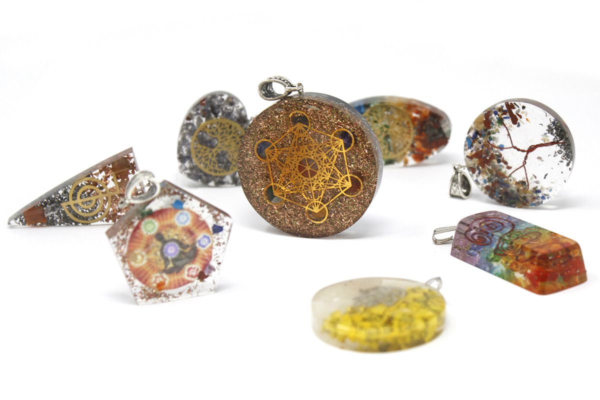 Orgonite Pendant - Three Metals