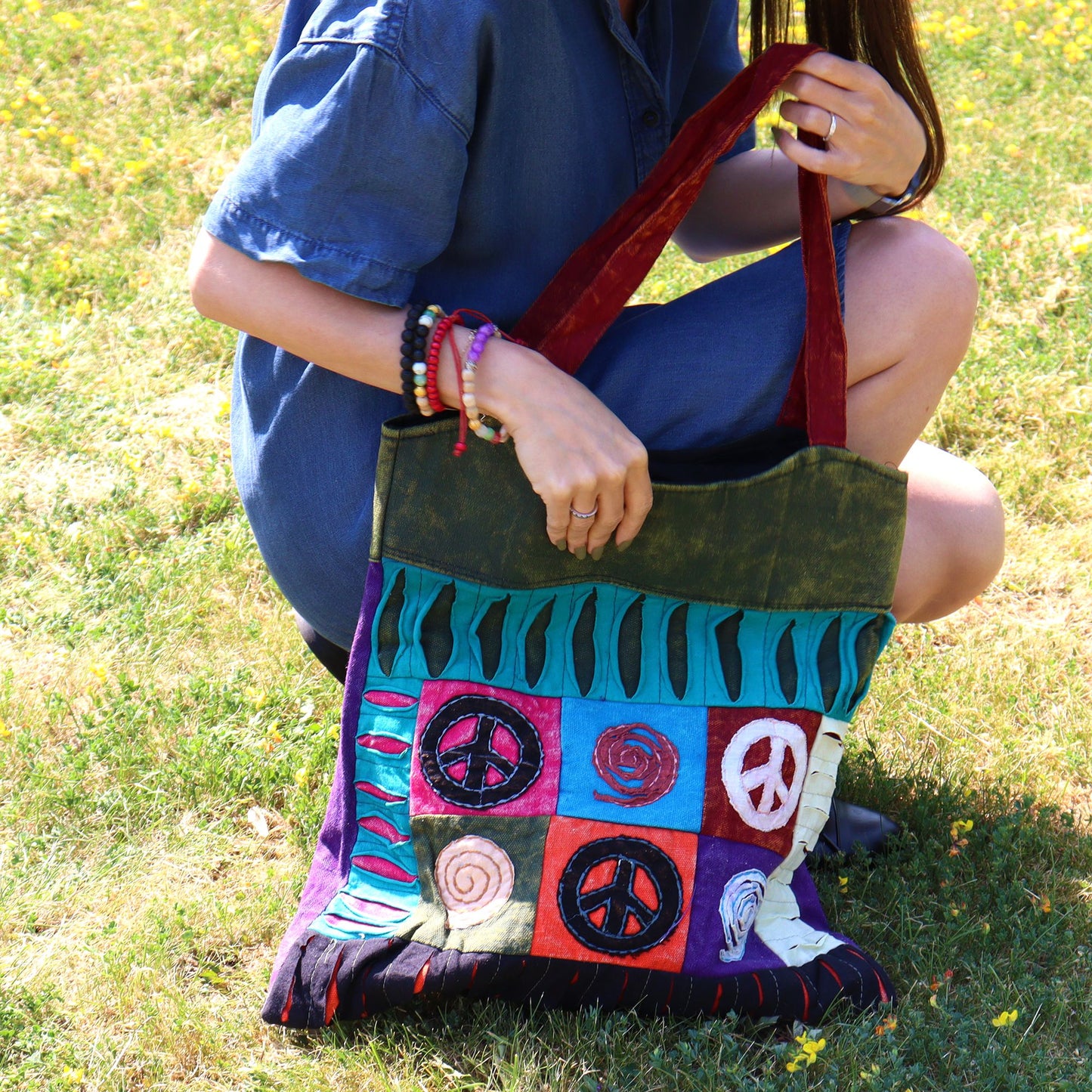 Classic Peace Skirt Bags