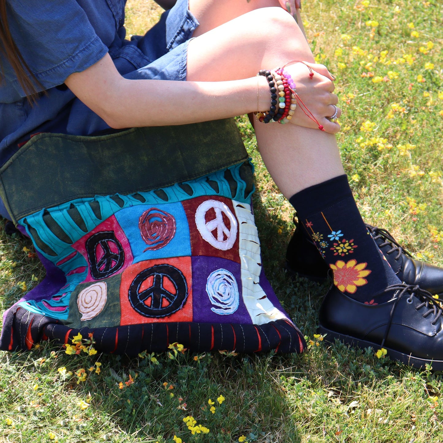 Classic Peace Skirt Bags